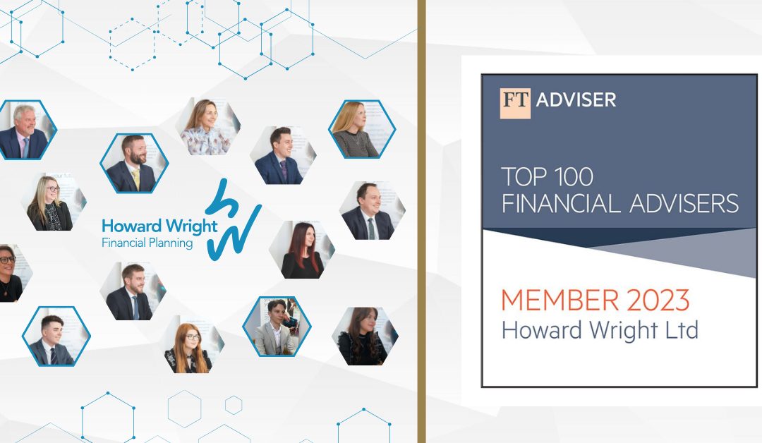 Top 100 Financial Adviser 2023 Award - Howard Wright